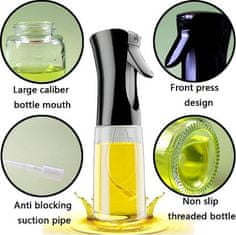 Rozprašovač na olej, ocet a tekuté koření, Dávkovač na olej/ocet (200 ml) | FLAVORMIST
