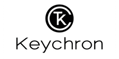 Keychron Double Shot PBT OSA Full Set Keycaps - profil OSA, bílá na černé