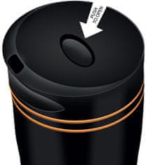 Termohrnek 360 ml černá/oranžová LT4051 MANQ