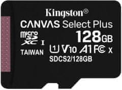 Micro SDXC Canvas Select Plus 100R 128GB 100MB/s UHS-I + adaptér (SDCS2/128GB)